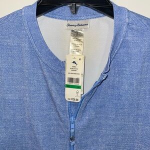 NWT Tommy Bahama Island Cays Full-Zip Long-Sleeve Sun protection Shirt size L